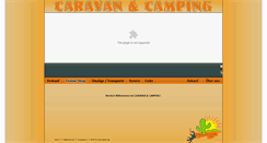 Desktop Screenshot of caravanundcamping.de